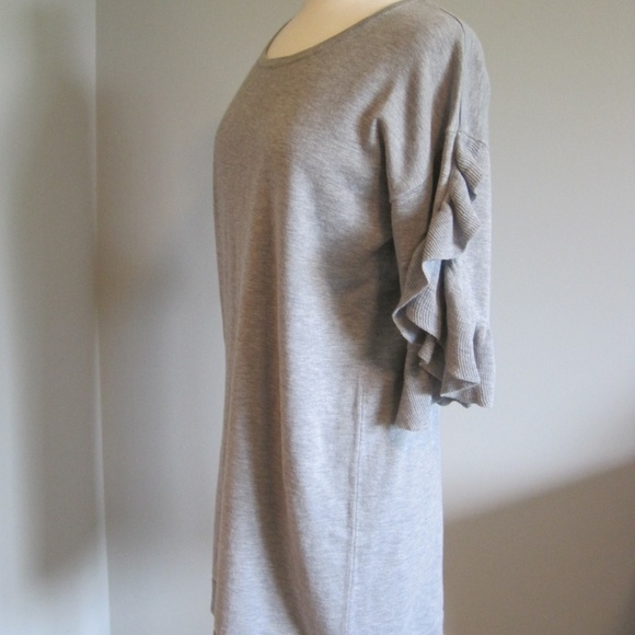 New Max Studio Gray Knit Dress Size Medium - Picture 3 of 7